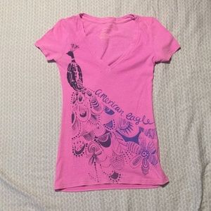 Pink American Eagle shirt